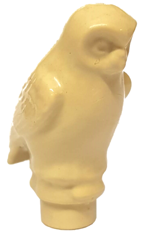 Animal, Bird, Owl Large, Rounded Features in Tan
