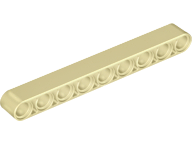 Technic Beam 1 x 9 Thick in Tan