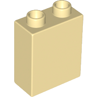 Duplo Brick 1 x 2 x 2 in Tan