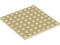 Plate 8 x 8 in Tan