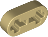 Technic Beam 1 x 2 Thin in Tan