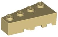Brick Wedged, Angled 4 x 2 Left in Tan