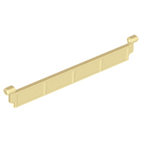 Garage Roller Door Section without Handle in Tan