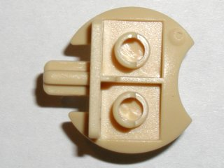 Sports Basketball / Hockey Goalie Minifig Stand in Tan