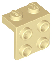 Bracket 1 x 2 - 2 x 2 in Tan