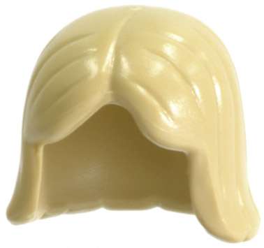 Hair Center Parting in Tan