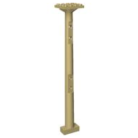 Boat, Mast 4 x 4 x 22 in Tan
