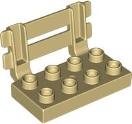 Duplo Fence/Bench 2 x 4 in Tan