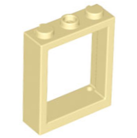 Window Frame 1 x 3 x 3 in Tan