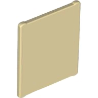 Glass For Frame 1 x 3 x 3 in Tan