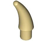 Animal Body Part, Barb / Claw / Tooth / Talon / Horn, Small in Tan