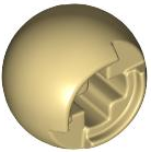 Technic Ball Joint with Through Axle Hole in Tan