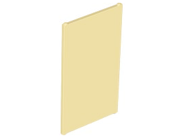 Glass for Window 1 x 4 x 6 in Tan