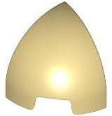 Brick Round Curved 1 x 1 x 1 Quarter Dome in Tan