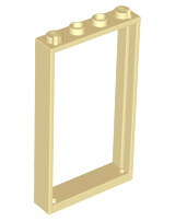 Door Frame 1 x 4 x 6 Type 2 in Tan
