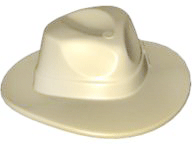 Hat Wide Brim, Outback Style with Wide Belt, Buckle (Fedora) in Tan