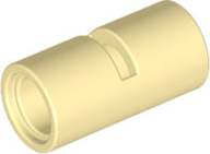 Technic Pin Connector Round [Slotted] in Tan