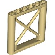 Support 1 x 6 x 5 Girder Rectangular in Tan