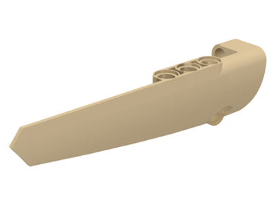 Technic Panel Fairing #5 Long Smooth, Side A in Tan