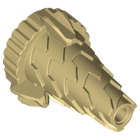 Cone Jagged, Drill Tip in Tan