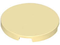 Tile Round 3 x 3 in Tan