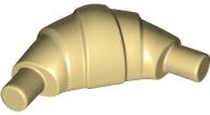 Food Croissant - Flat Ends in Tan