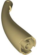 Animal / Creature Body Part, Tail / Claw / Horn / Branch / Tentacle, End Section, Large in Tan