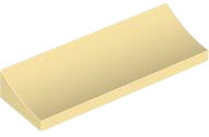 Brick Curved 2 x 6 Inverted in Tan