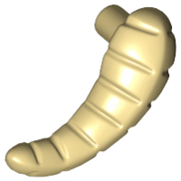Creature Body Part, Horn, Wampa / Tauntaun Left in Tan