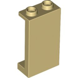 Panel 1 x 2 x 3 [Side Supports / Hollow Studs] in Tan