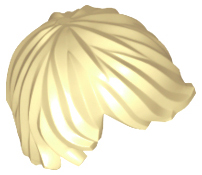 Hair Tousled with Side Part in Tan