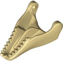 Animal Body Part, Dinosaur, Tyrannosaurus Rex Lower Jaw [Plain] in Tan
