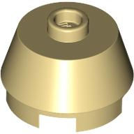 Brick Round 2 x 2 Truncated Cone in Tan