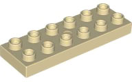 Duplo Plate 2 x 6 in Tan