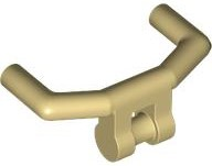 Handlebars with Angular Handles in Tan