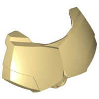 Large Figure Chest Cover, Armour Small in Tan