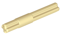Technic Axle 4 with Centre Stop in Tan