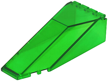 Windscreen 10 x 4 x 2 1/3 Canopy in Trans-Green