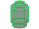 Brick Round 1 x 1 Solid Stud in Trans-Green