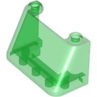 Windscreen 2 x 4 x 2 in Trans-Green