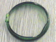 Duplo Ball Tube Ring with Hinge in Trans-Green