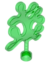 Duplo Plant / Tree / Seaweed in Trans-Green
