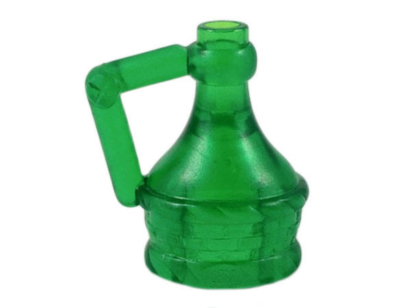 Equipment Flask with Handle in Trans-Green
