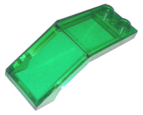 Windscreen 5 x 2 x 1 2/3 in Trans-Green