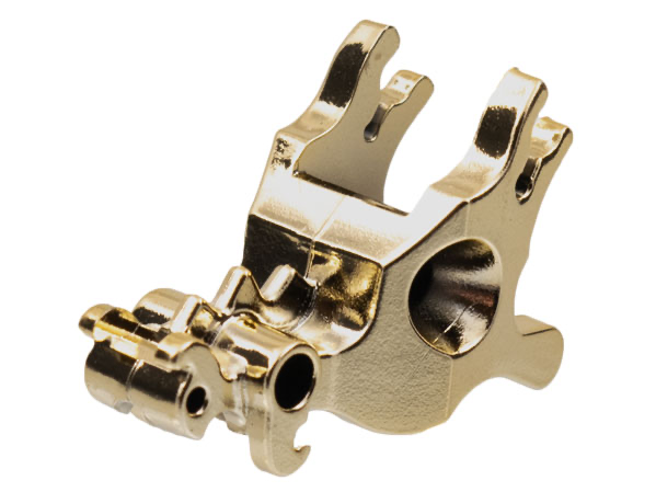 Creature Body Part, Dragon Head Upper Jaw (Orient) in Chrome Gold