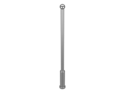 Antenna 6H without Stud Hole in Chrome Silver