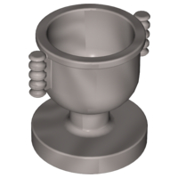Duplo Trophy Cup in Chrome Silver