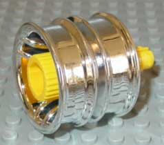 Duplo Toolo Wheel with Action Wheeler Screw in Chrome Silver