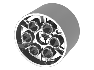 Wheel 20 x 30 Technic in Chrome Silver