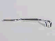 Exhaust Pipe Twin Inlet 11L Left in Chrome Silver